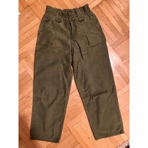 Free People hi rise pant with wide leg